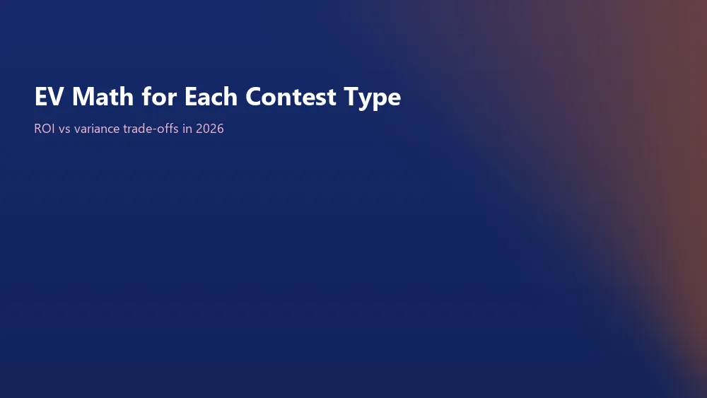 EV math for each contest type on MyTeam11